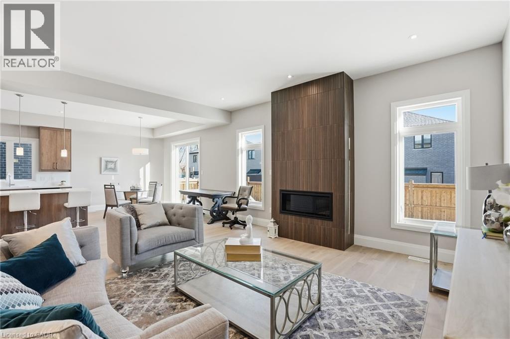Lot 7 Klein Circle, Ancaster, ON - Indoor Photo Showing Living Room With Fireplace