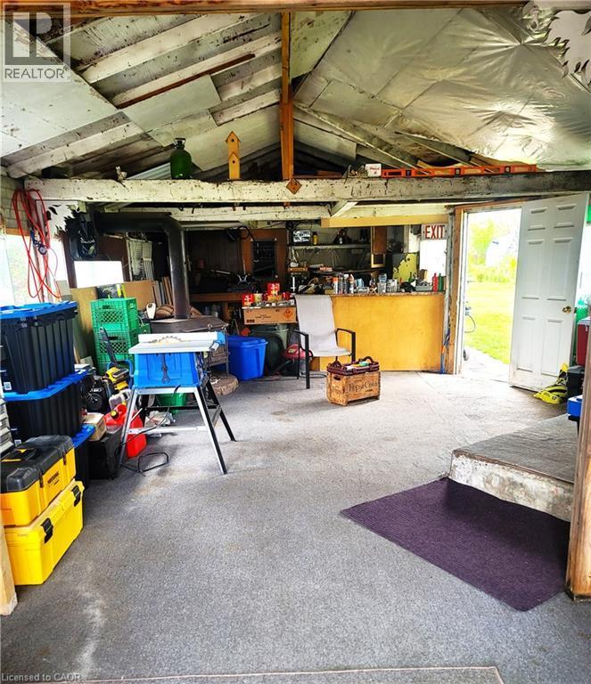 Attached garage area that might make a great home office - 46 Bridge Street E, Kitchener, ON - Indoor