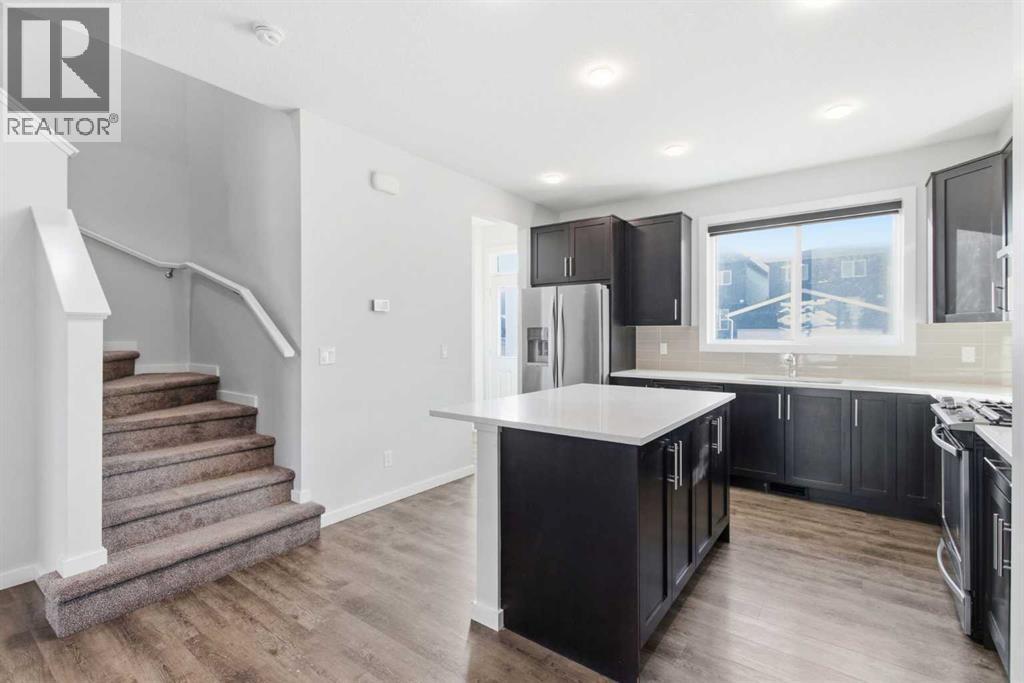 61 Savanna Link Ne, Calgary, AB - Indoor Photo Showing Kitchen With Upgraded Kitchen