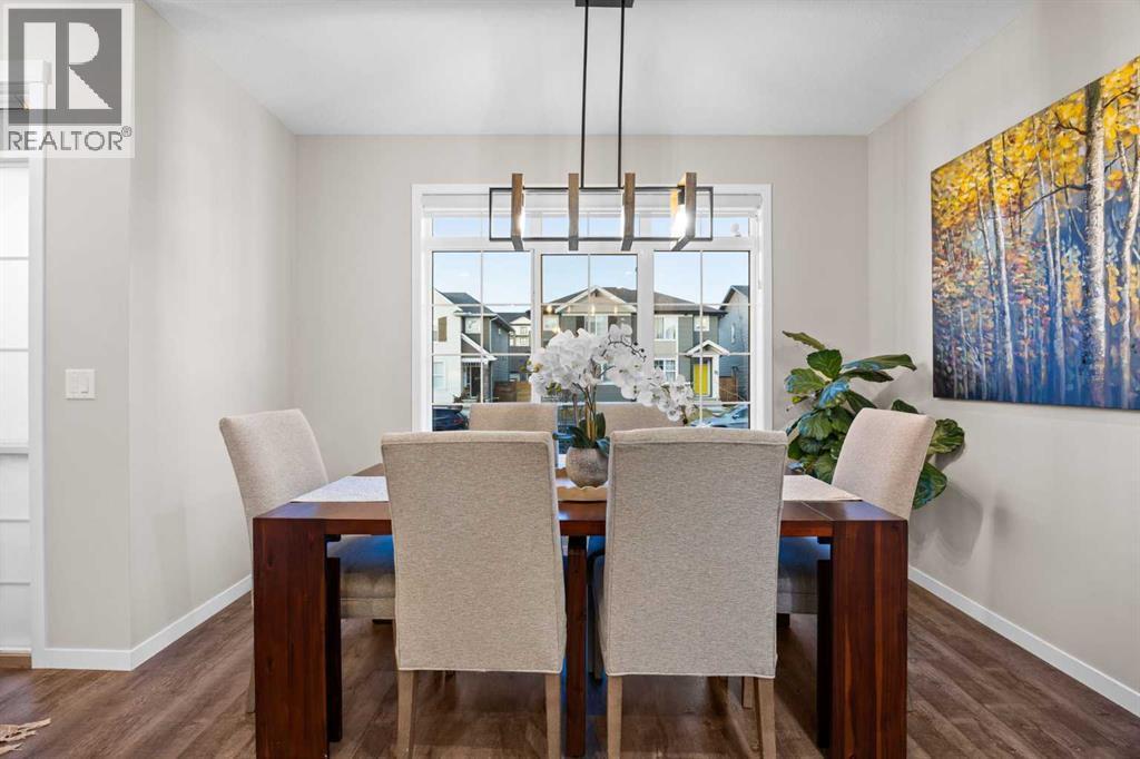 Dining Room - 80 Wolf Gate, Okotoks, AB - Indoor Photo Showing Dining Room