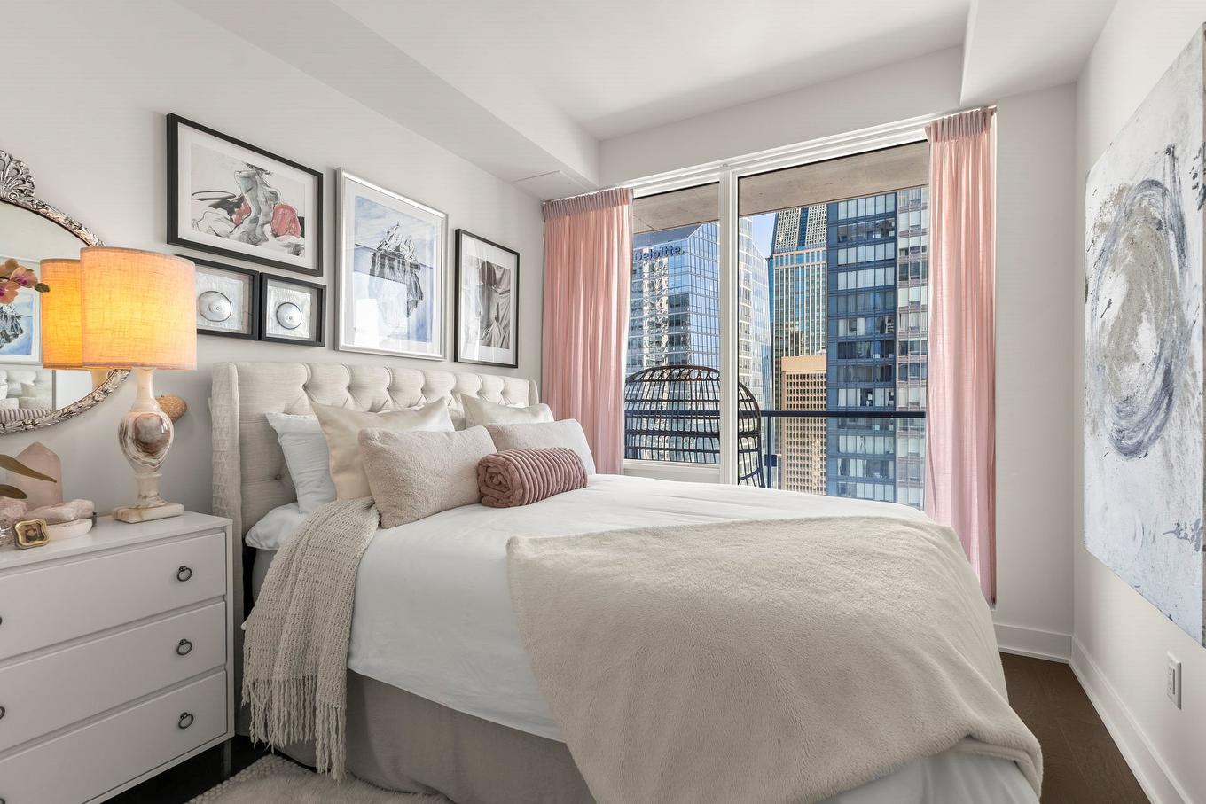 Chambre à coucher - 3005-1288 Rue St-Antoine O., Montréal (Ville-Marie), QC - Indoor Photo Showing Bedroom