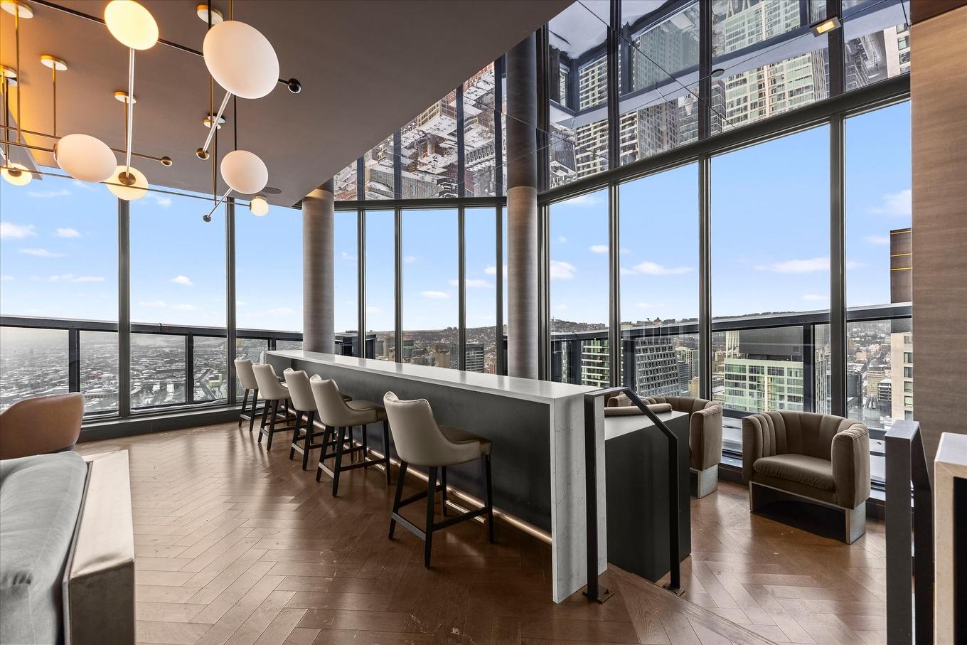 Salle communautaire - 3005-1288 Rue St-Antoine O., Montréal (Ville-Marie), QC - Indoor Photo Showing Dining Room