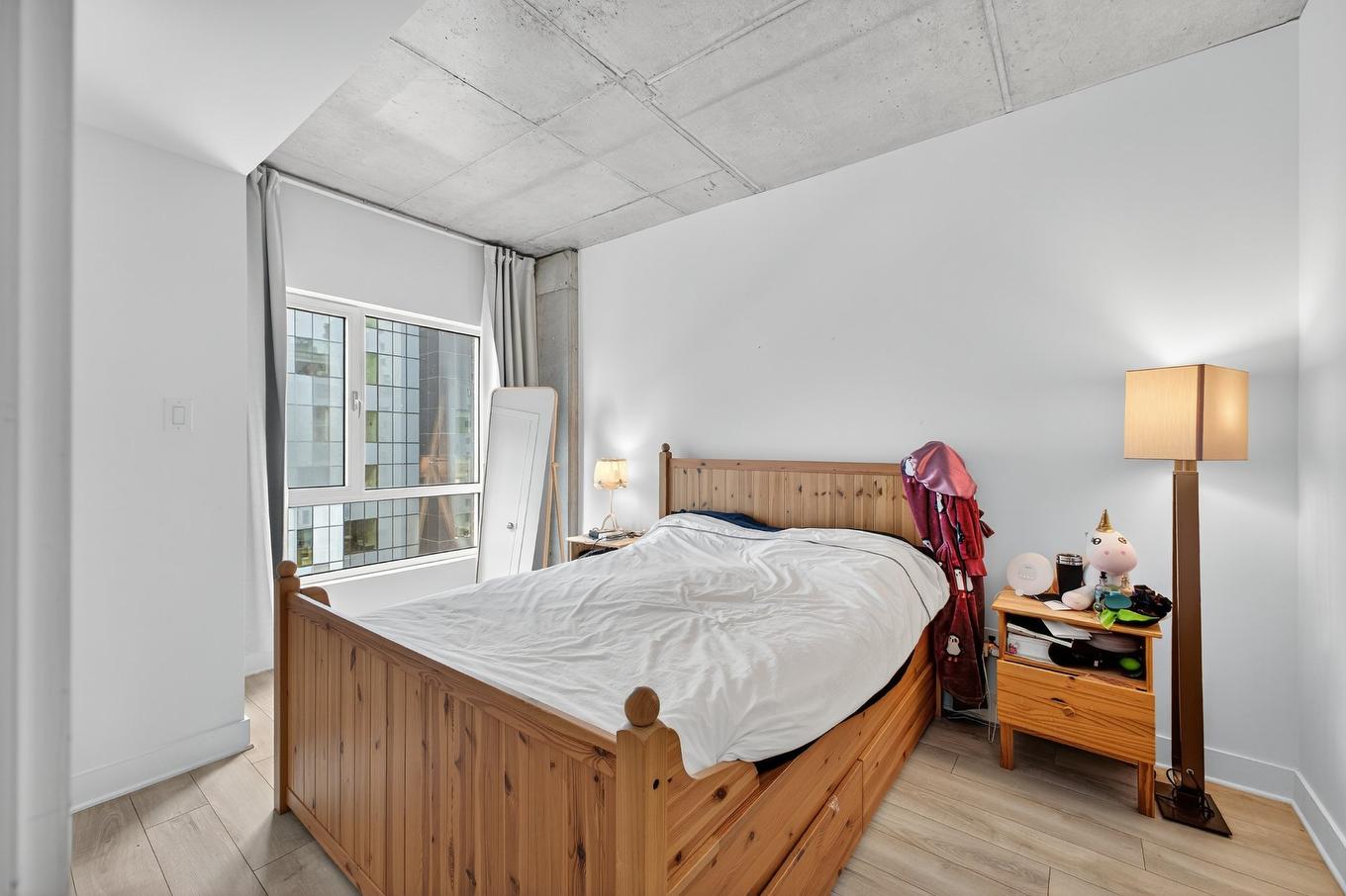 Chambre à coucher principale - 1007-1150 Rue St-Denis, Montréal (Ville-Marie), QC - Indoor Photo Showing Bedroom