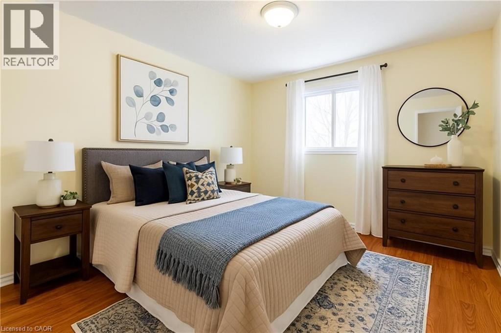 Virtually Staged - 16 Garrow Drive, Hamilton, ON - Indoor Photo Showing Bedroom