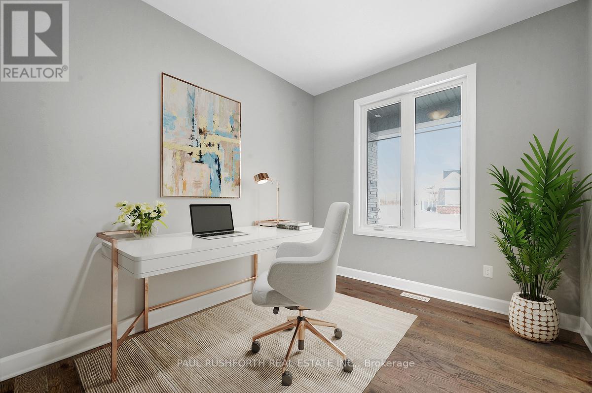 Virtually Staged-Primary Bedroom - 147 Aquarium Avenue, Ottawa, ON - Indoor Photo Showing Bedroom