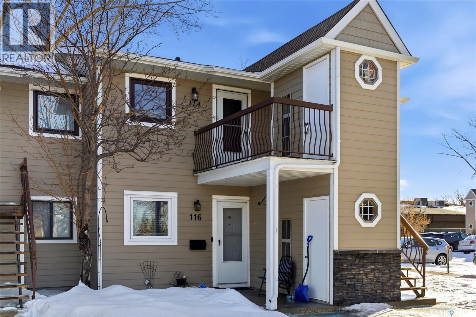 114 Cedar Meadow Drive, Regina, SK - Outdoor With Balcony