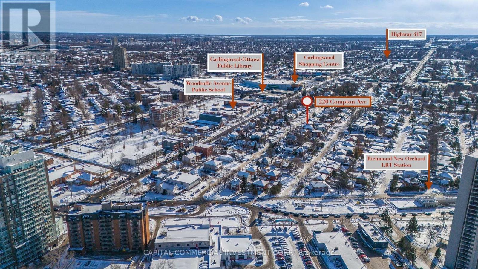 220 Compton Avenue, Ottawa, ON - Outdoor With View