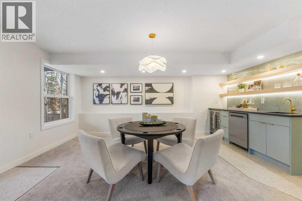 125 Discovery Place Sw, Calgary, AB - Indoor Photo Showing Dining Room