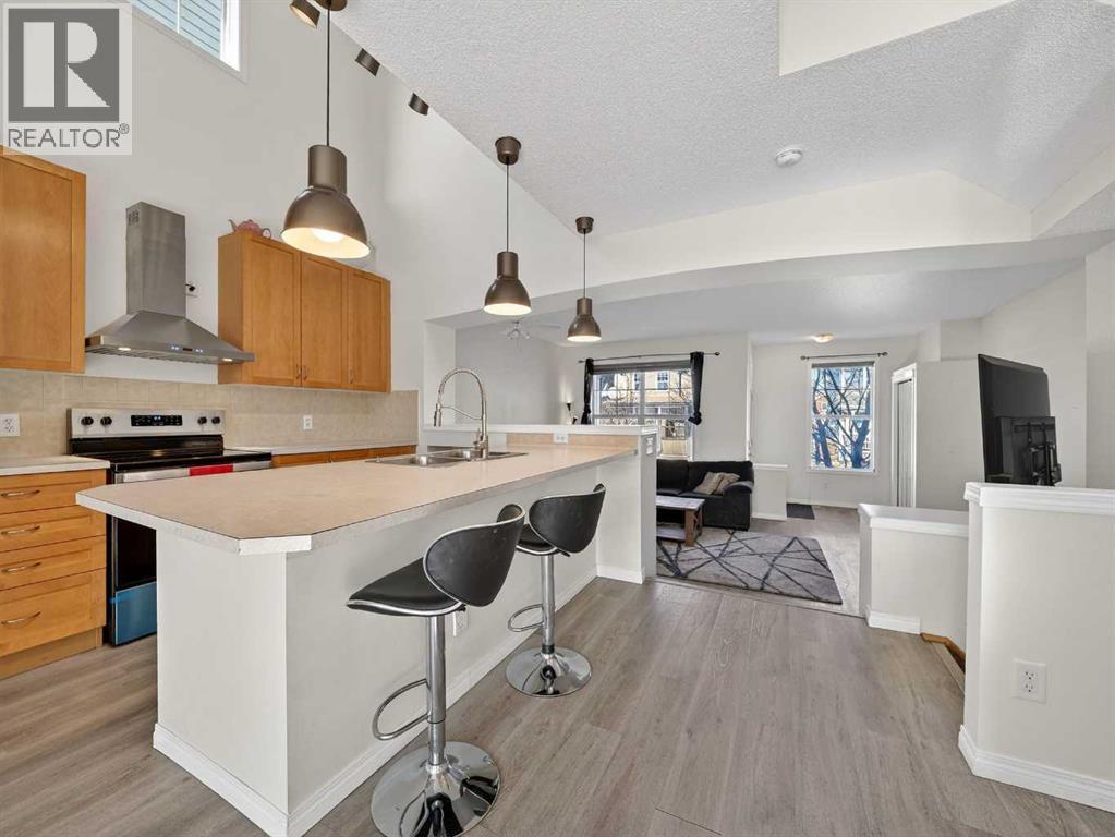37 Auburn Bay View Se, Calgary, AB - Indoor Photo Showing Kitchen With Double Sink With Upgraded Kitchen