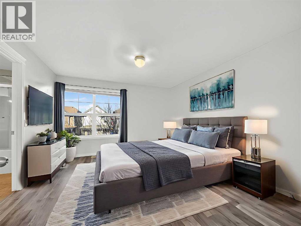 37 Auburn Bay View Se, Calgary, AB - Indoor Photo Showing Bedroom