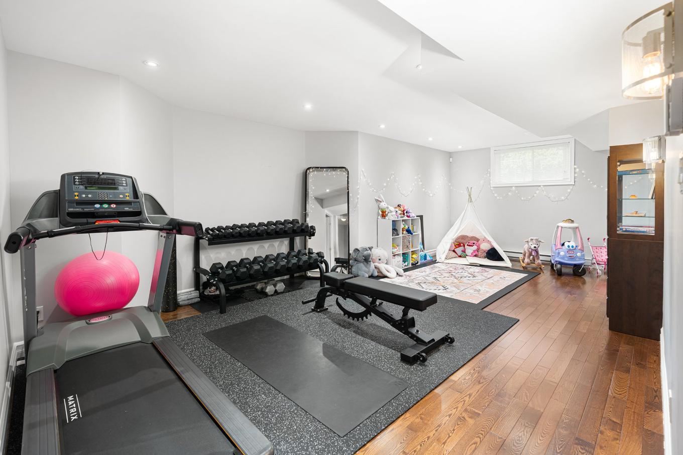 Salle d'exercice - 4848 Rue De La Carriole, Montréal (Pierrefonds-Roxboro), QC - Indoor Photo Showing Gym Room