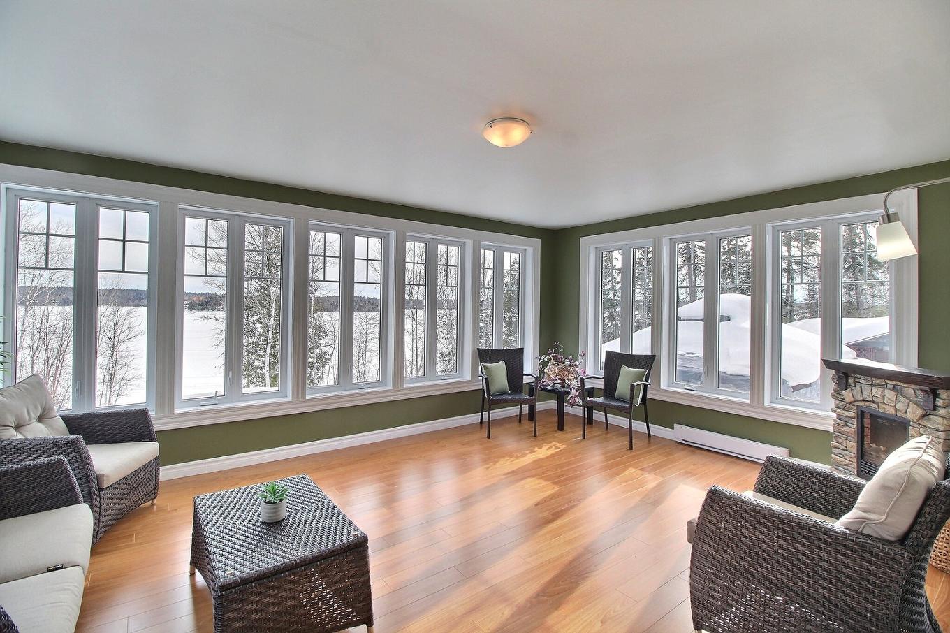 Veranda - 574 Ch. Mercier, Val-D'Or, QC - Indoor Photo Showing Living Room