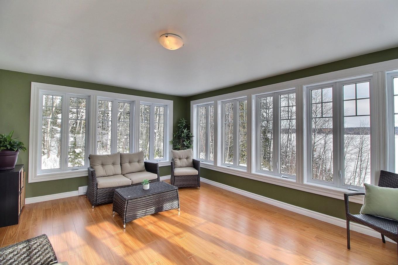 Veranda - 574 Ch. Mercier, Val-D'Or, QC - Indoor Photo Showing Living Room