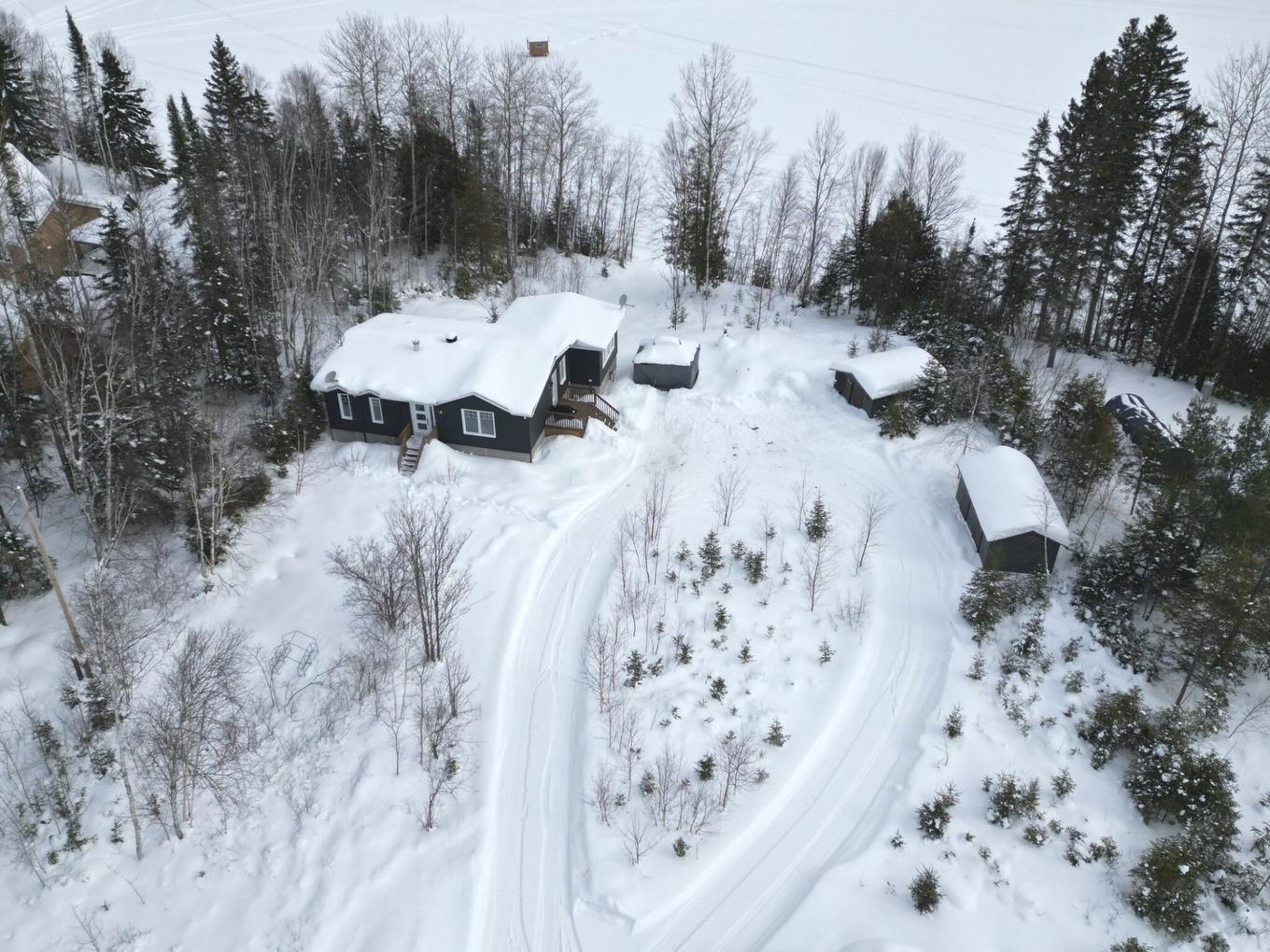 Aerial photo - 574 Ch. Mercier, Val-D'Or, QC - Outdoor With View