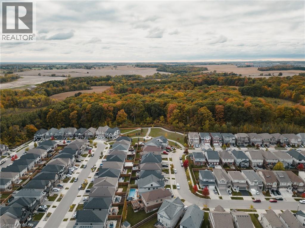 Aerial overview of property's location featuring nearby suburban area - 346 Moorlands Crescent, Kitchener, ON - Outdoor With View