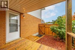 Deck featuring a gate -