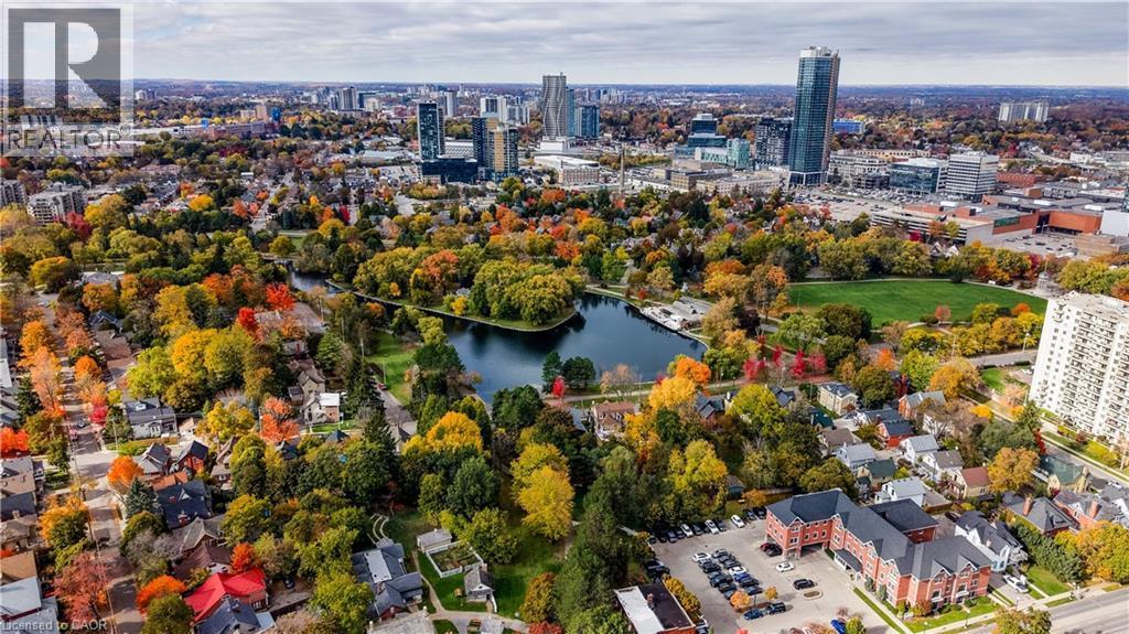 View of urban area with a large body of water - 134 Courtland Avenue E, Kitchener, ON