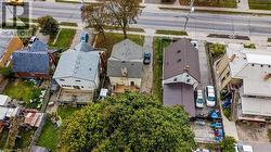 Aerial view of residential area -