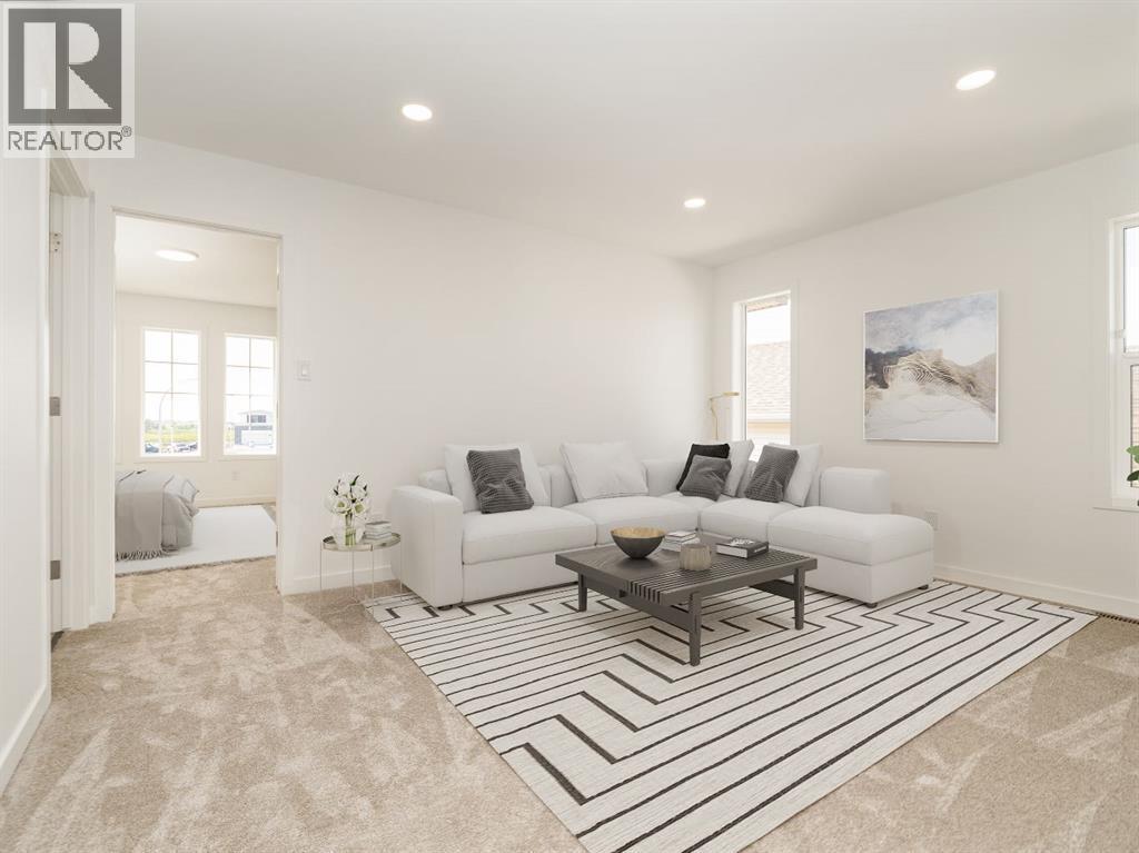 730 Violet Place W, Lethbridge, AB - Indoor Photo Showing Living Room