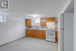 Basement level kitchen -