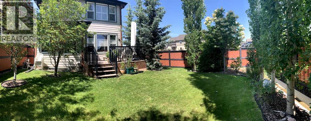 Amazing Back Yard maturing trees - 5 Mahogany Square Se, Calgary, AB - Outdoor