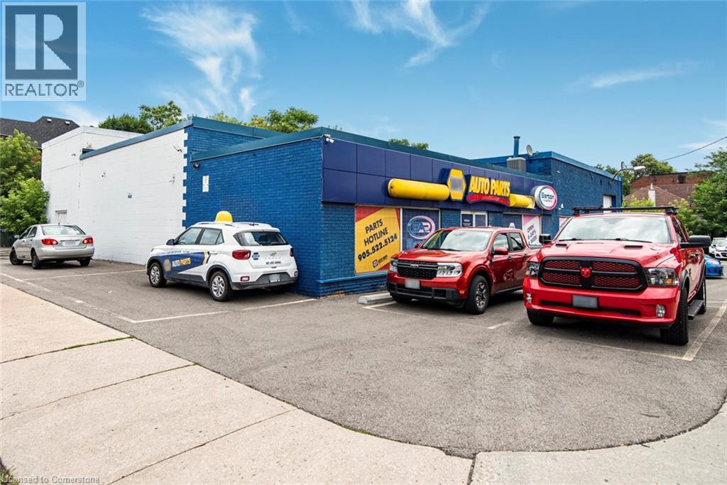 View of uncovered parking lot - 361 Cannon Street E, Hamilton, ON