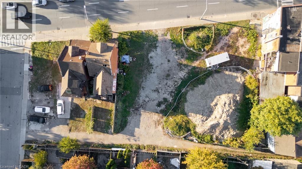 Aerial view - 547 King Street E, Hamilton, ON