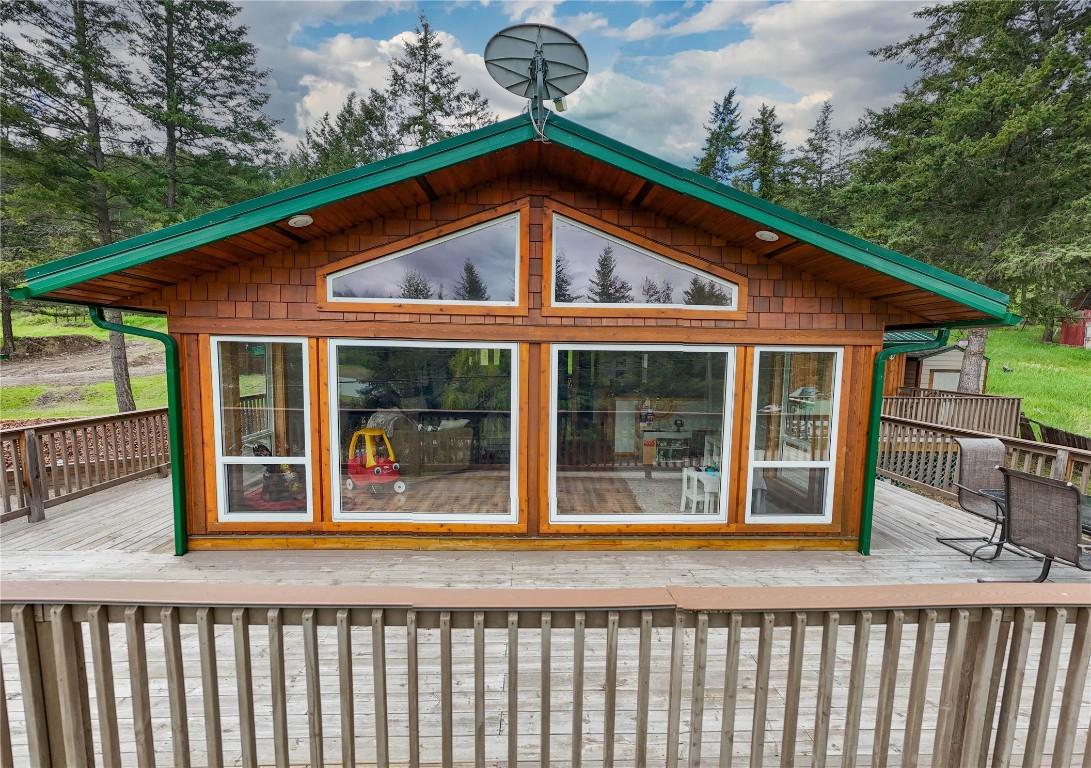8796 Colony Road, Wardner, BC - Outdoor With Deck Patio Veranda With Exterior