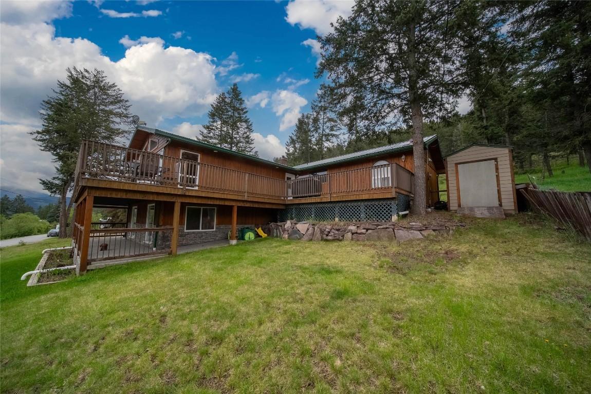 8796 Colony Road, Wardner, BC - Outdoor With Deck Patio Veranda