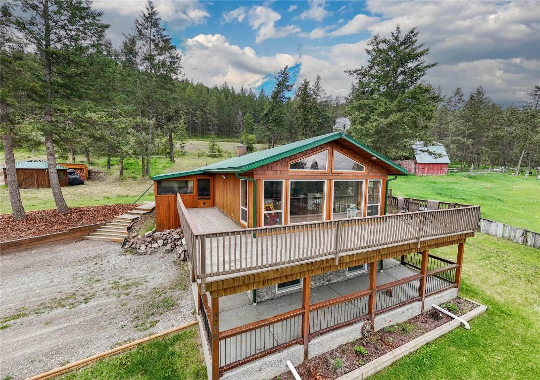 8796 Colony Road, Wardner, BC - Outdoor With Deck Patio Veranda