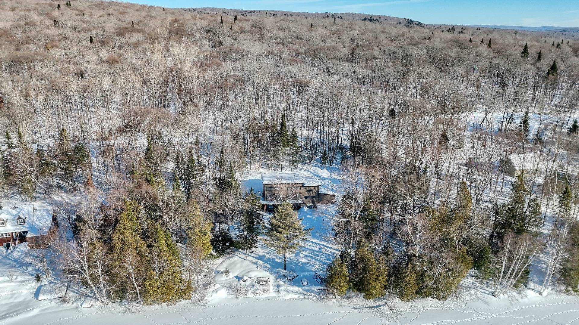 Photo aérienne - 479 Ch. Du Lac-Des-Cornes, Chute-Saint-Philippe, QC - Outdoor With View