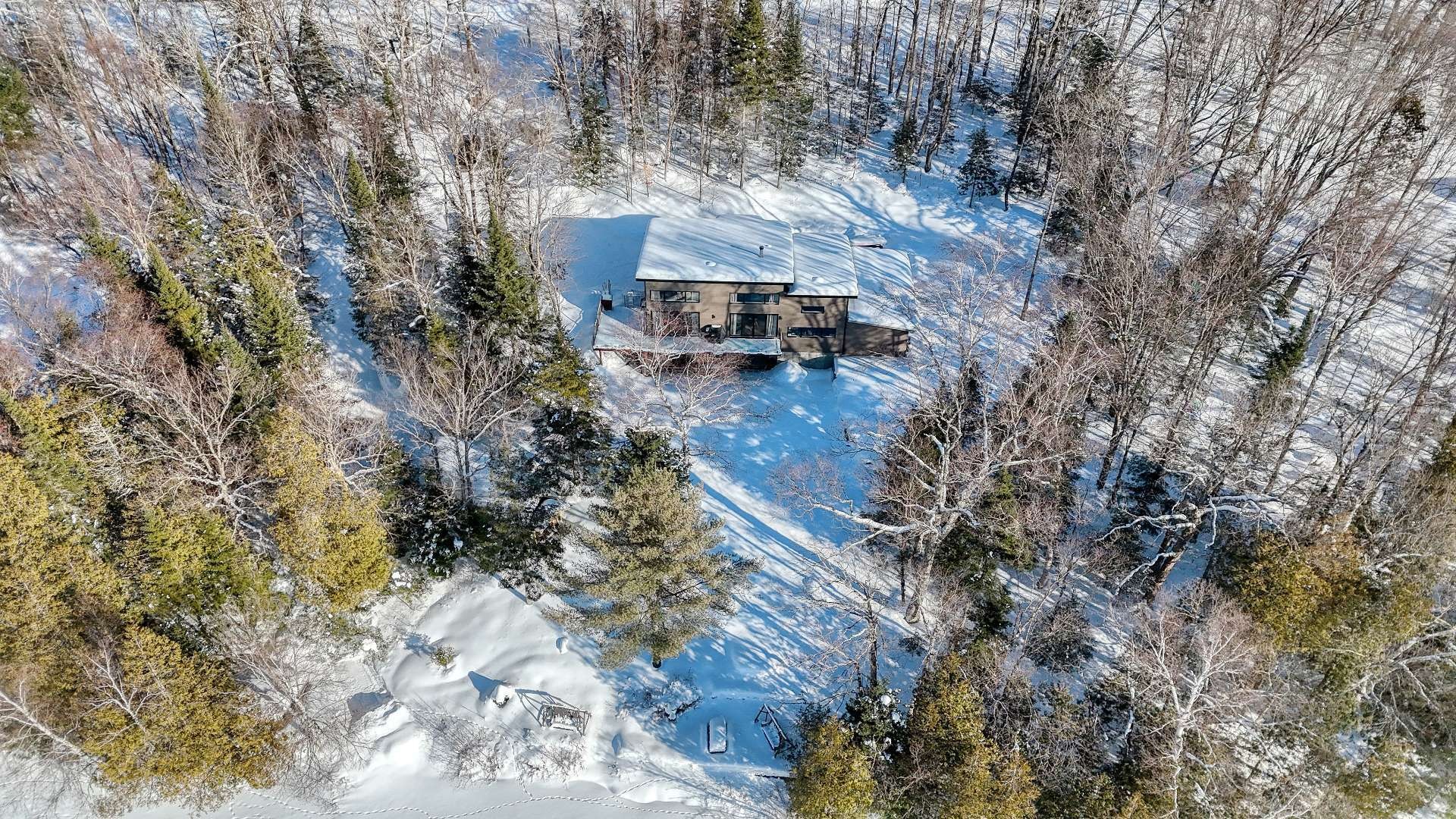 Photo aérienne - 479 Ch. Du Lac-Des-Cornes, Chute-Saint-Philippe, QC - Outdoor With View