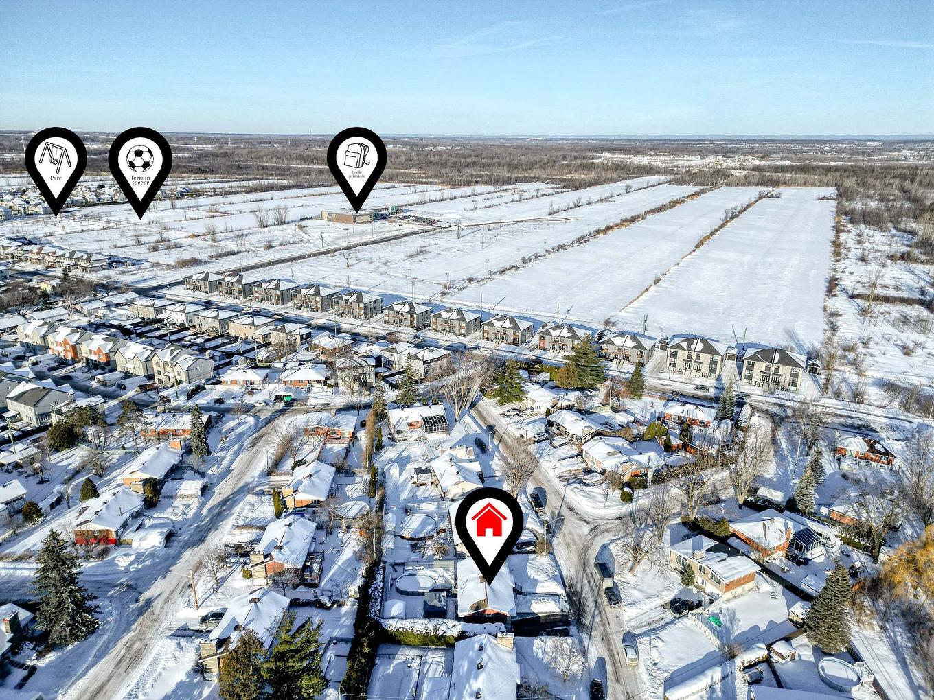 Aerial photo - 440 Rue Kugler, Laval (Duvernay), QC - Outdoor With View