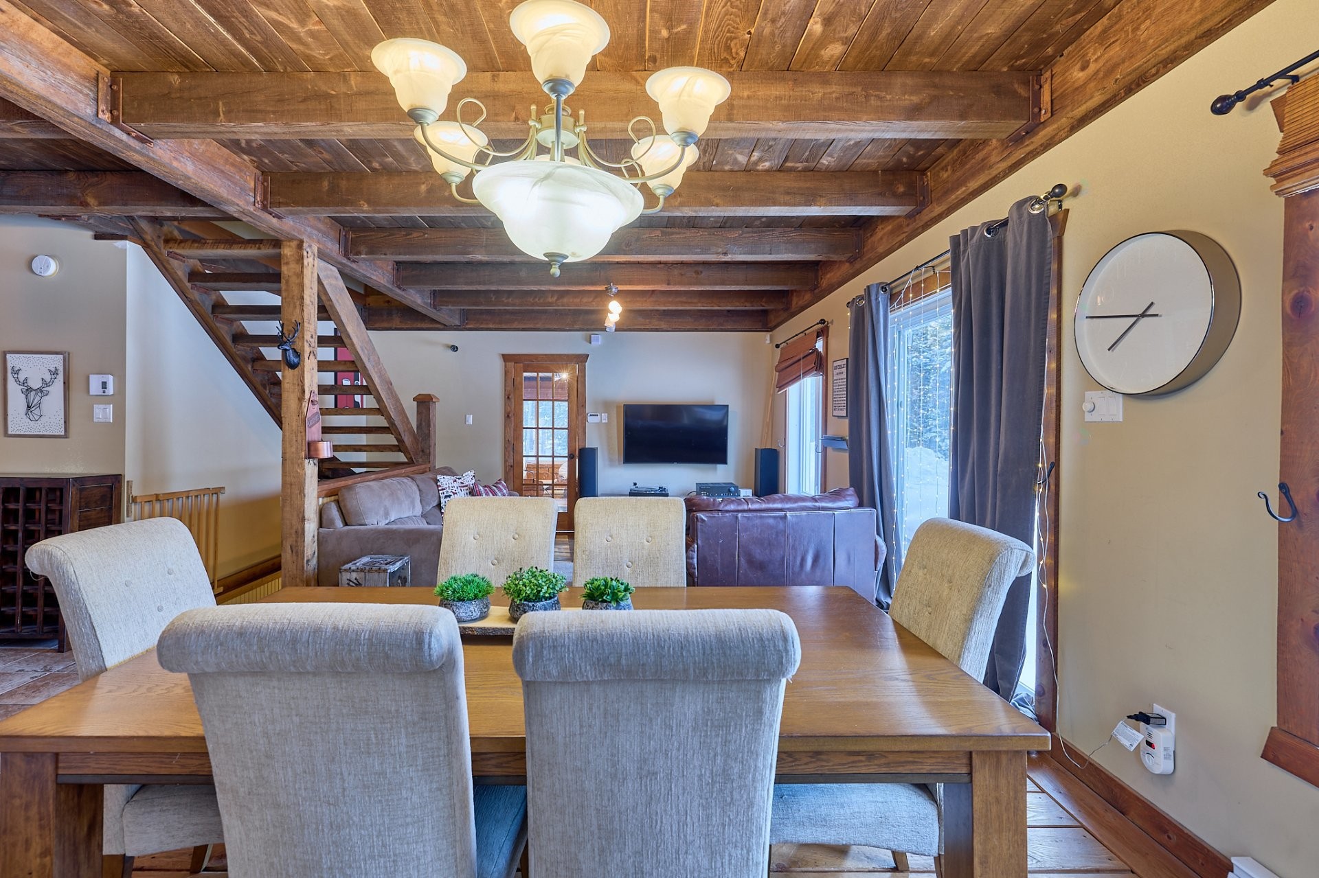 Dining Room - 51 Ch. Solange, Saint-Donat, QC - Indoor Photo Showing Dining Room