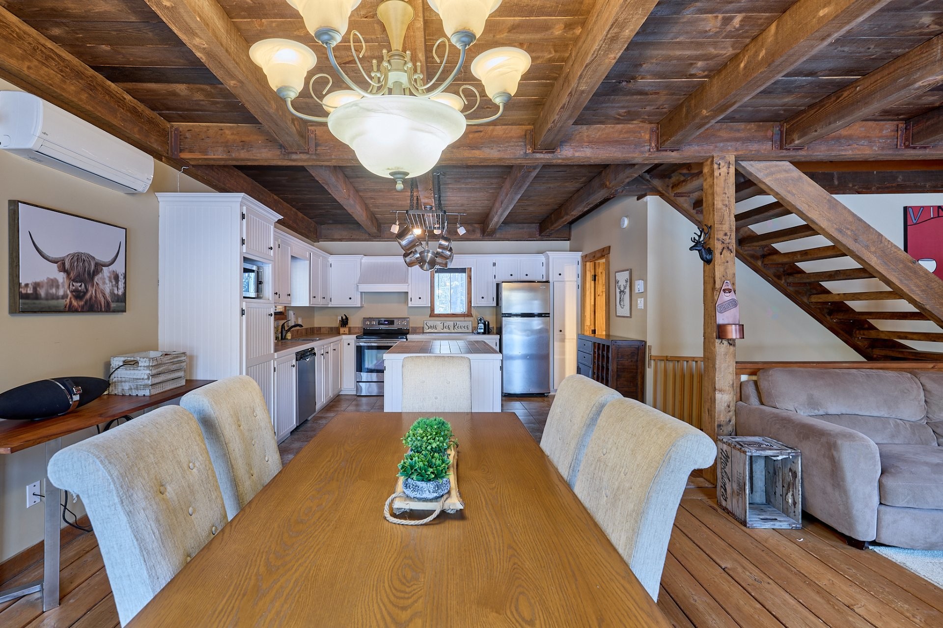 Dining Room - 51 Ch. Solange, Saint-Donat, QC - Indoor Photo Showing Dining Room