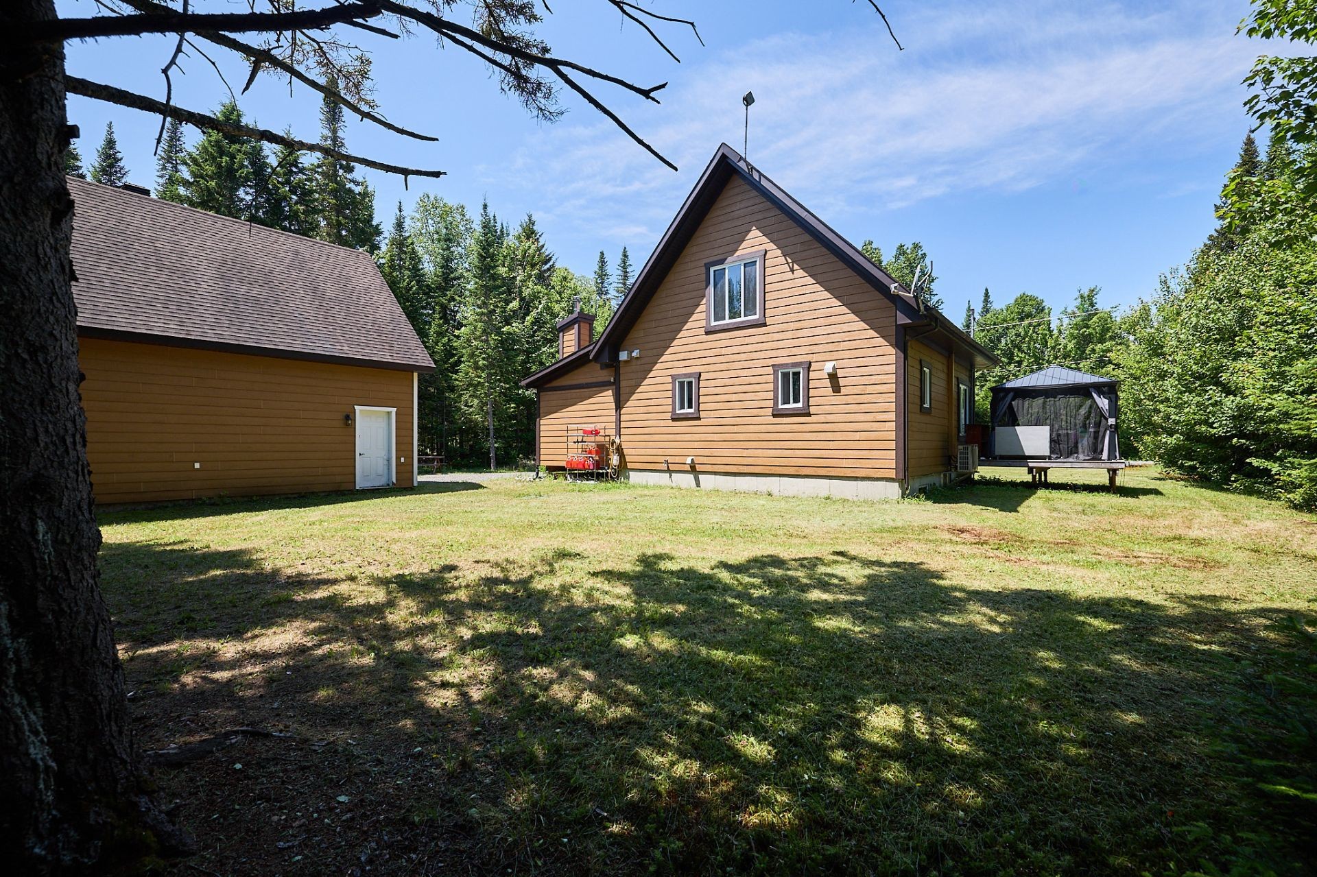 Courtyard - 51 Ch. Solange, Saint-Donat, QC - Outdoor With Exterior