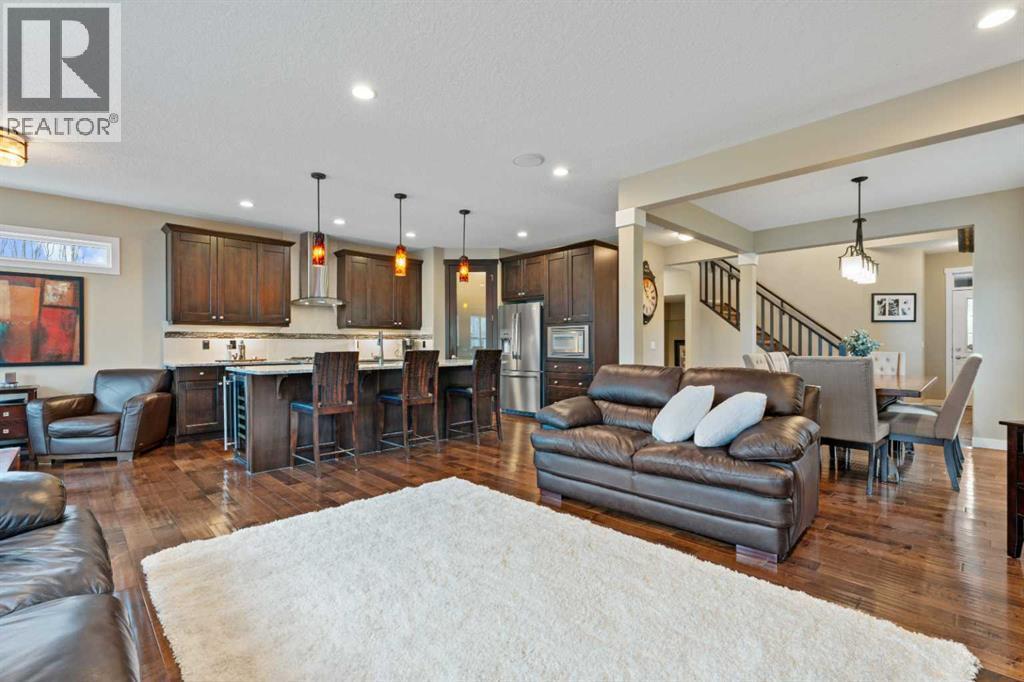 The main floors all in one pic - 199 Cranarch Landing Se, Calgary, AB - Indoor Photo Showing Living Room