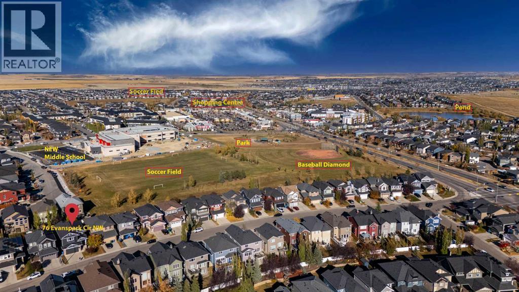76 Evanspark Circle Nw, Calgary, AB - Outdoor With View