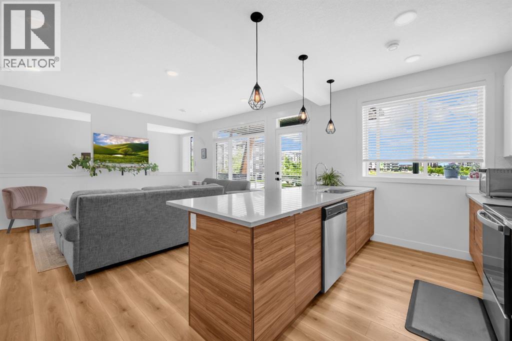 4397 Seton Drive Se, Calgary, AB - Indoor Photo Showing Kitchen