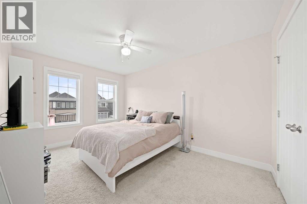 115 Mahogany Way Se, Calgary, AB - Indoor Photo Showing Bedroom