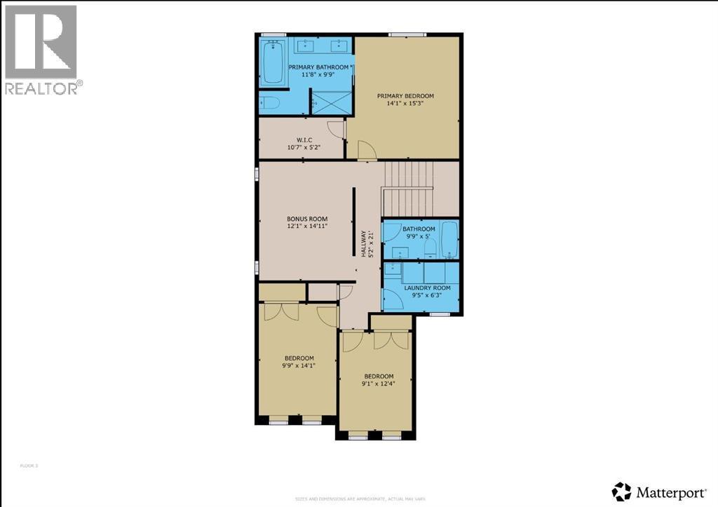 Floorplan - Upper - 115 Mahogany Way Se, Calgary, AB - Other