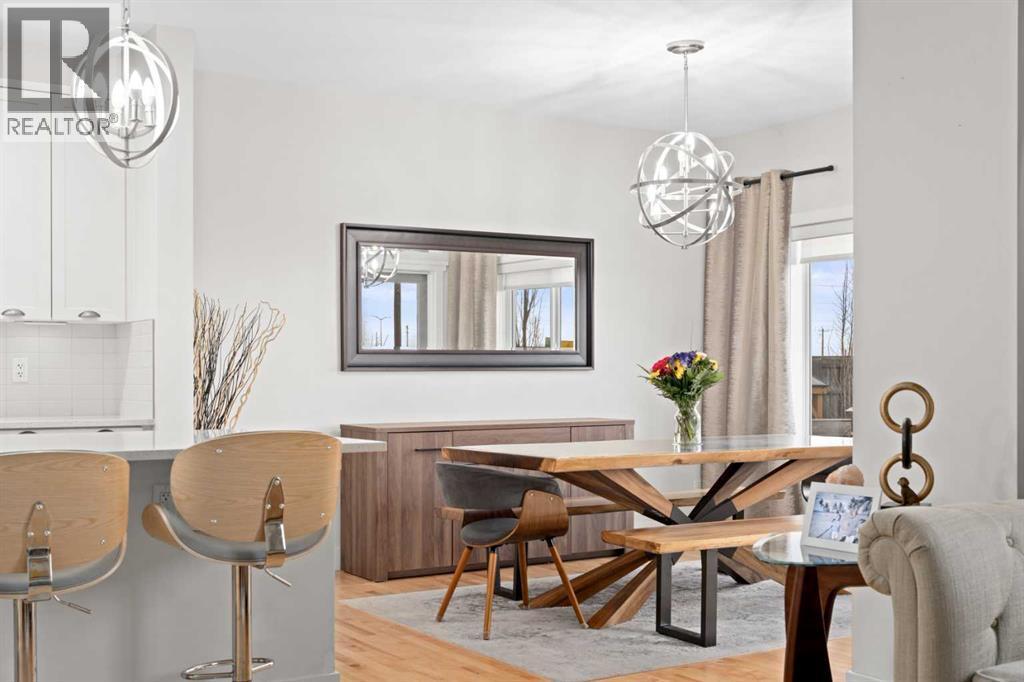 115 Mahogany Way Se, Calgary, AB - Indoor Photo Showing Dining Room