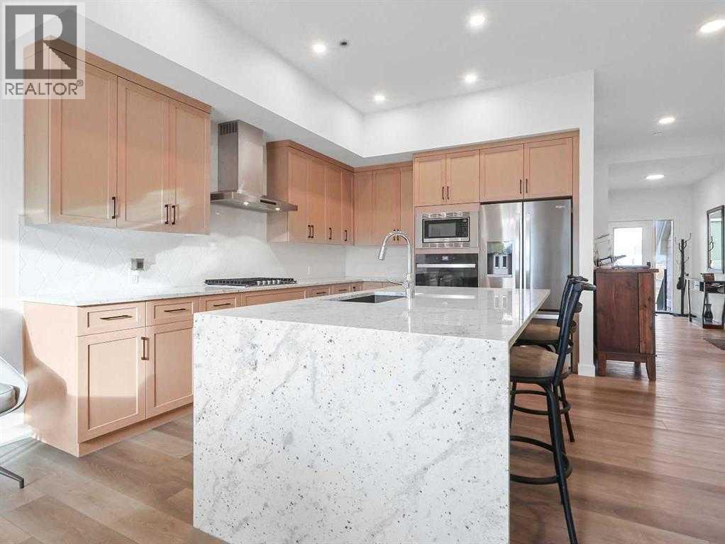 110 Sunstone Way, Balzac, AB - Indoor Photo Showing Kitchen