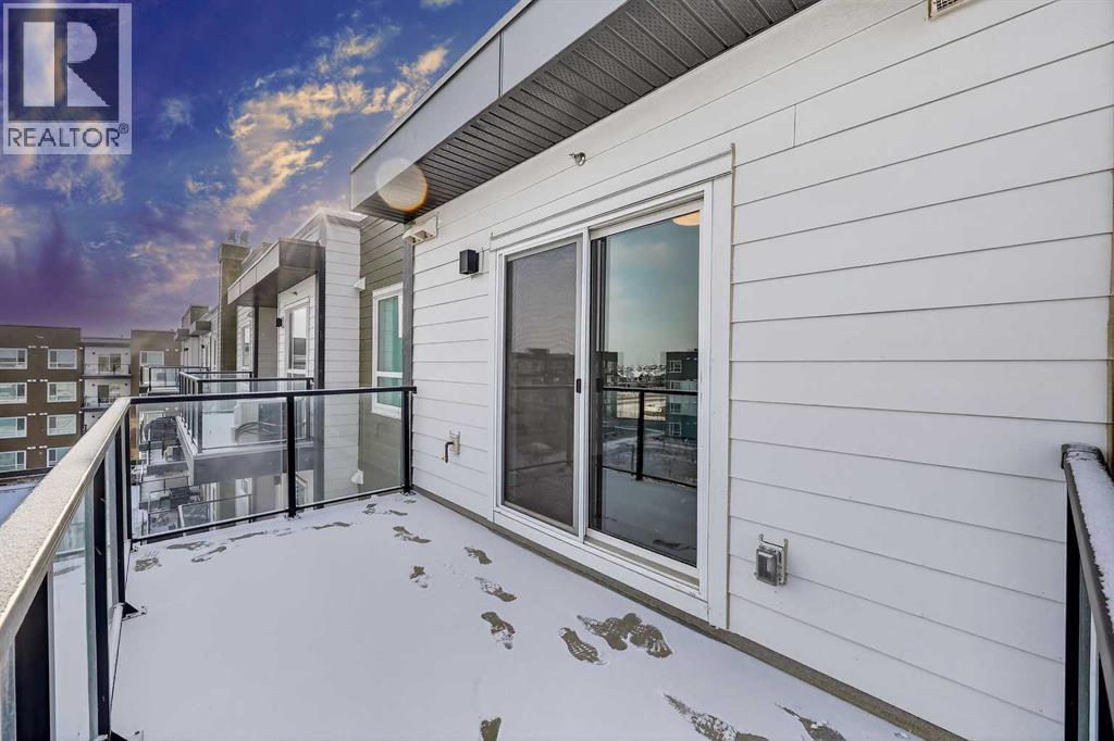 1410, 33 Carringham Gate Nw, Calgary, AB - Outdoor With Balcony With Exterior