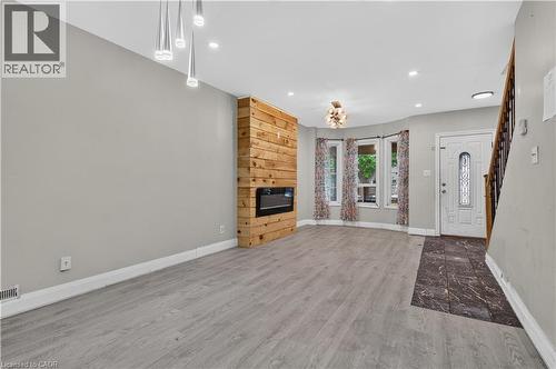 55 Francis Street, Hamilton, ON - Indoor With Fireplace