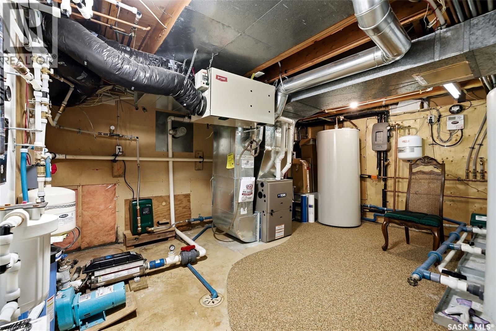 Matt Acreage, Edenwold, SK - Indoor Photo Showing Basement