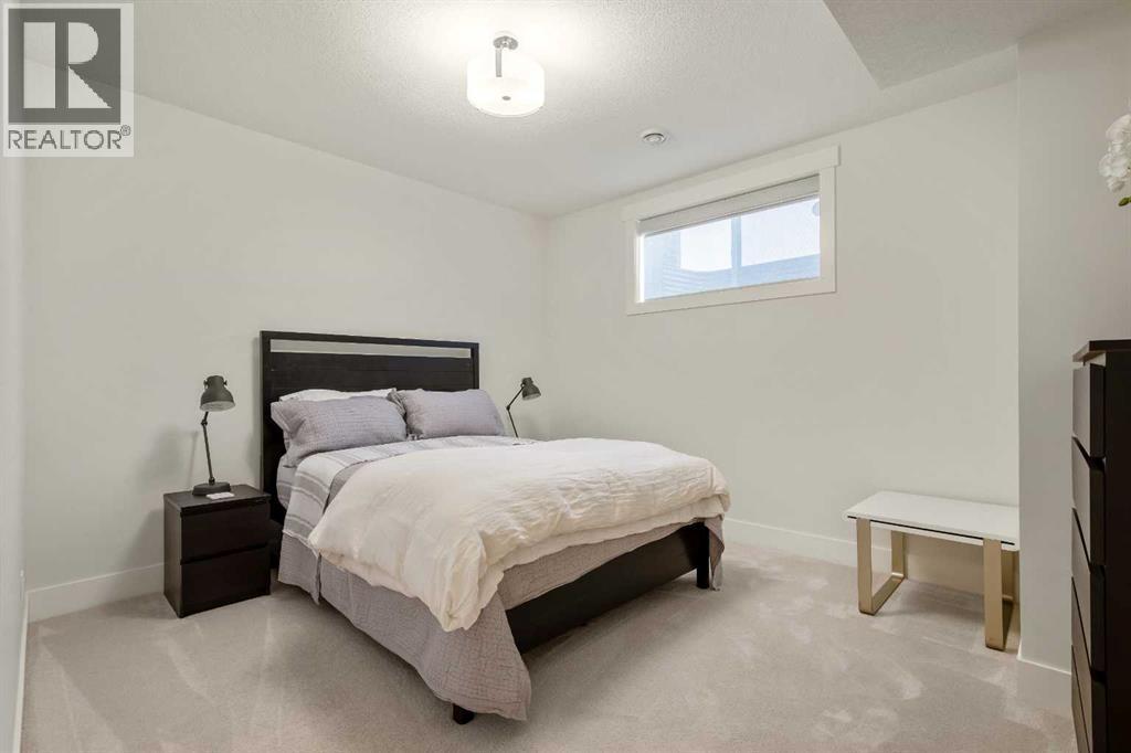 Bedroom #4- Lower Level - 303 30 Avenue Ne, Calgary, AB - Indoor Photo Showing Bedroom