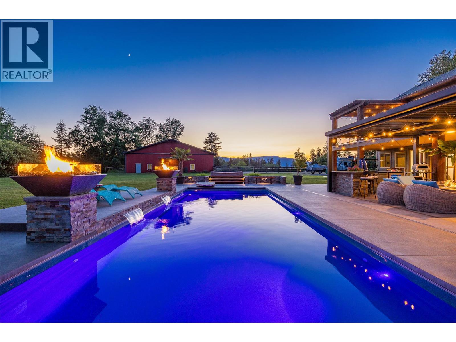 4284 Jaud Road, Kelowna, BC - Outdoor With In Ground Pool