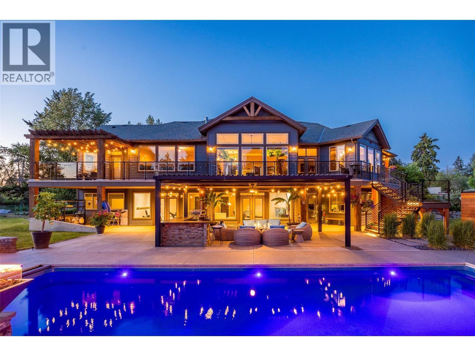 4284 Jaud Road, Kelowna, BC - Outdoor With In Ground Pool With Deck Patio Veranda