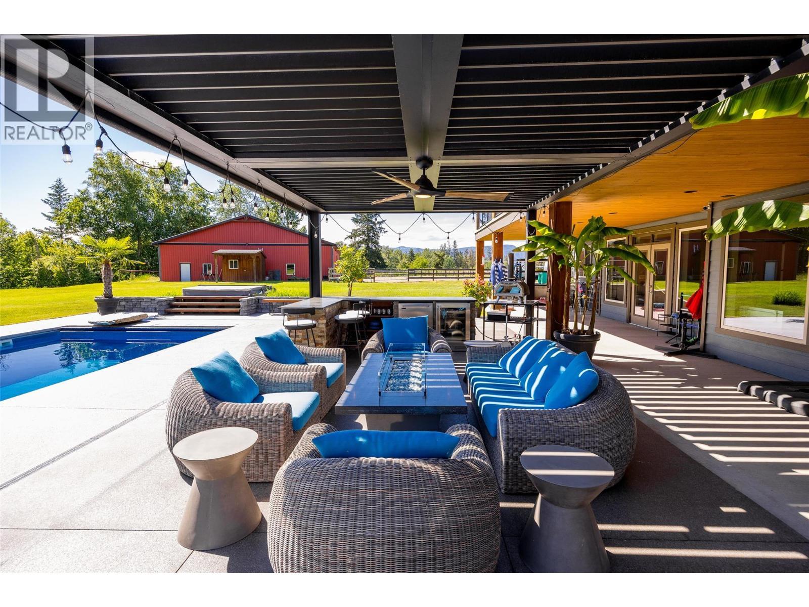 4284 Jaud Road, Kelowna, BC - Outdoor With In Ground Pool With Deck Patio Veranda With Exterior